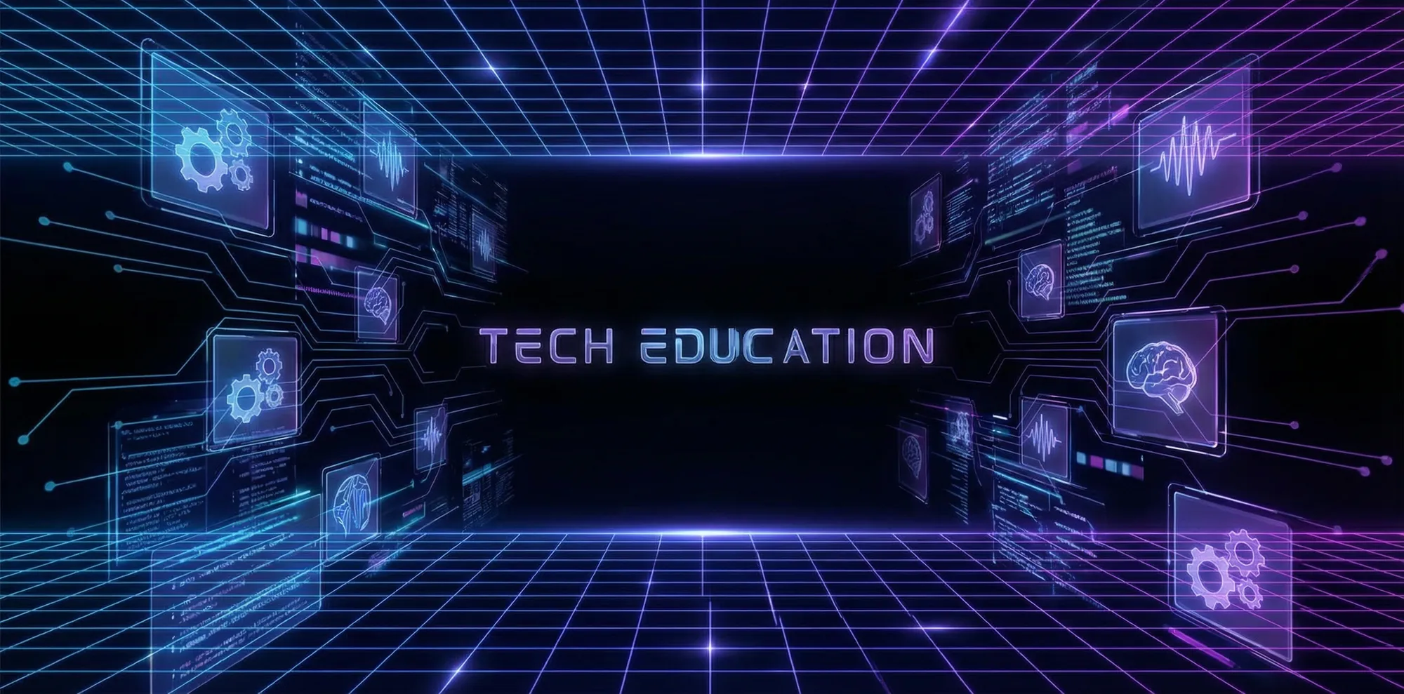 Футуристичный цифровой фон